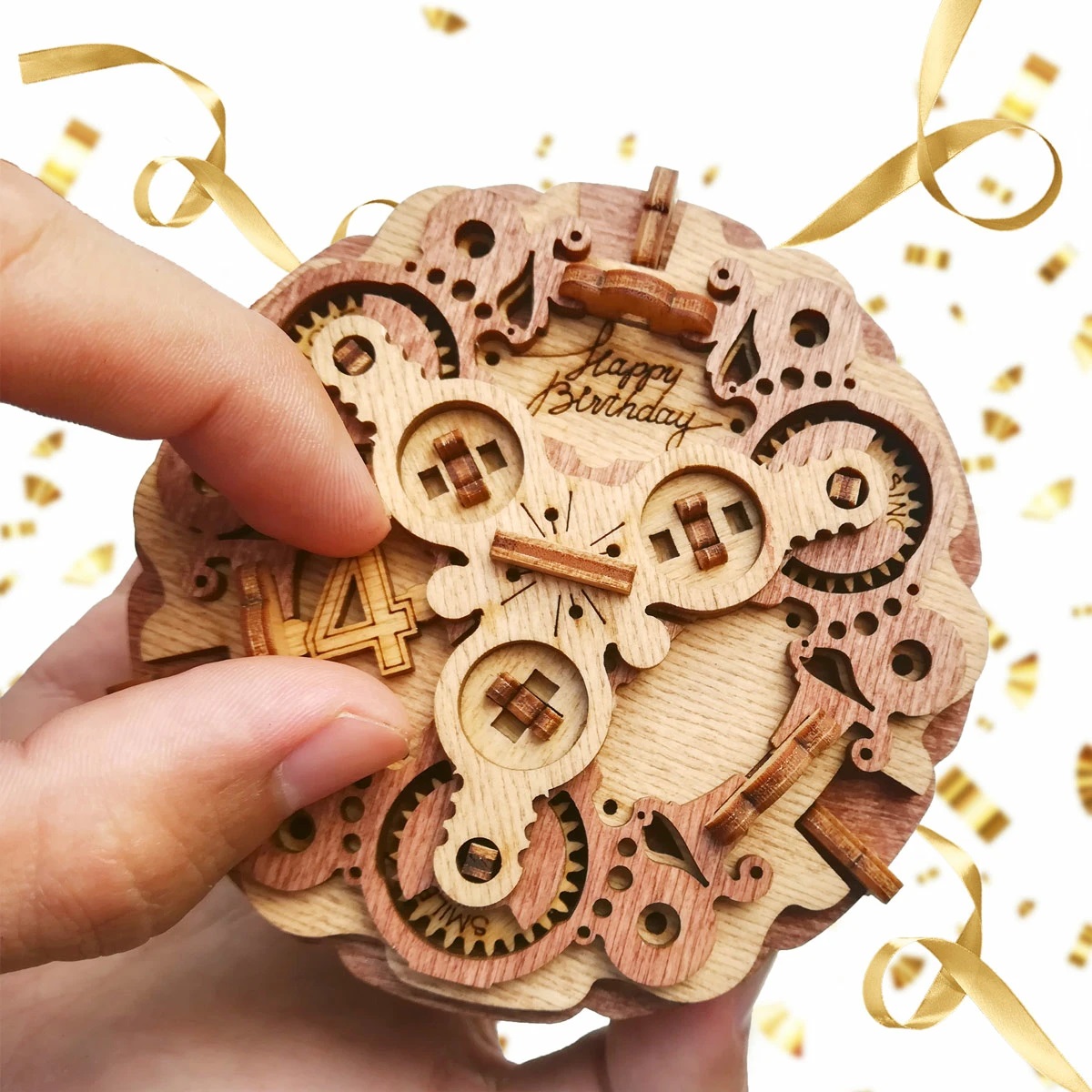 Birthday Cake Gift Puzzle Box - Rätselspiel, Geschenkverpackung