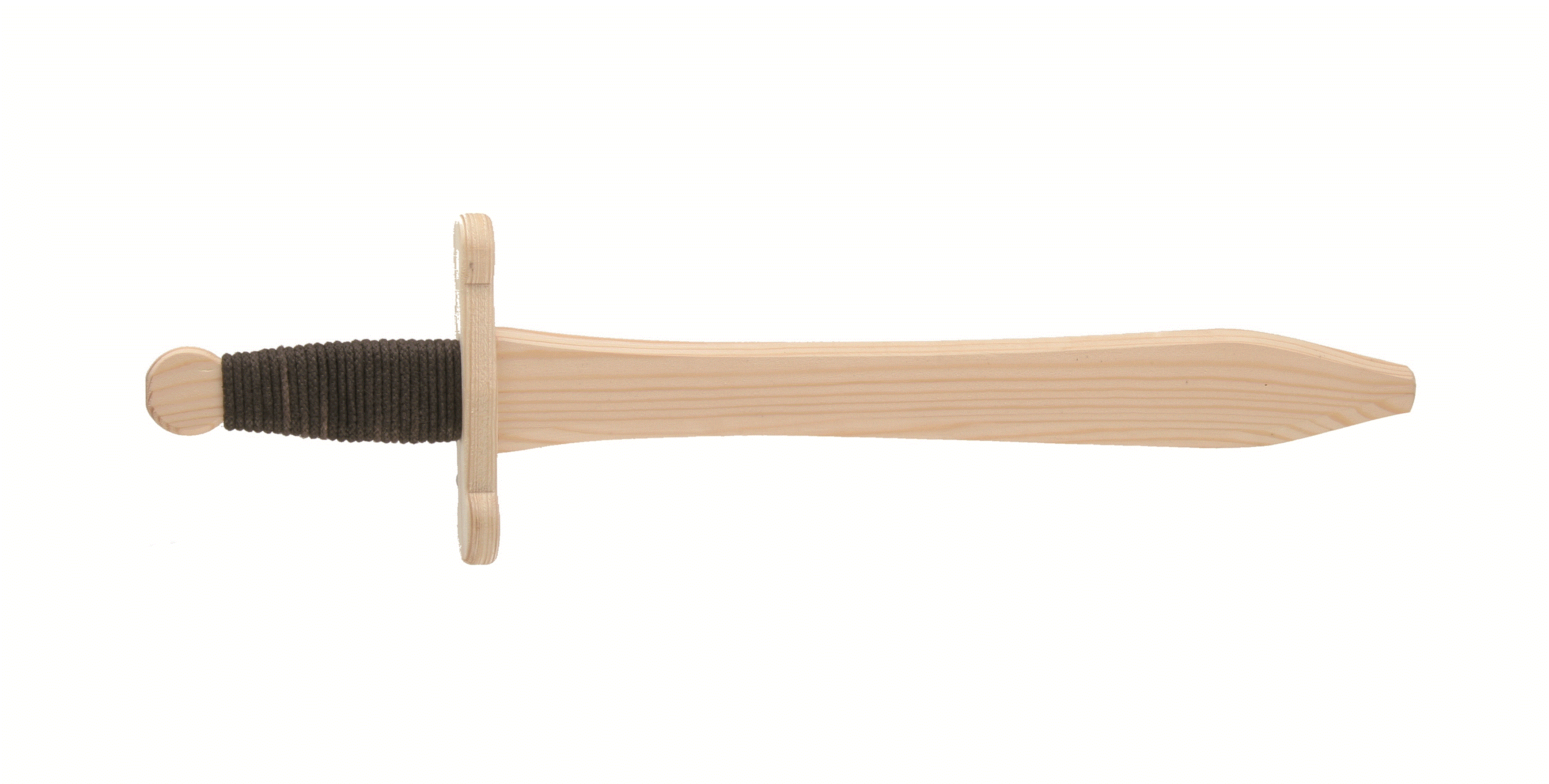 Vah Holzschwert natur, gebundener Griff