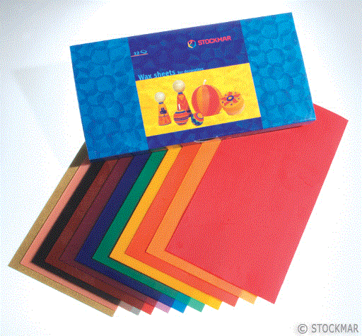 Stockmar Wachsfolien 12 Farben 200mm x 100mm 