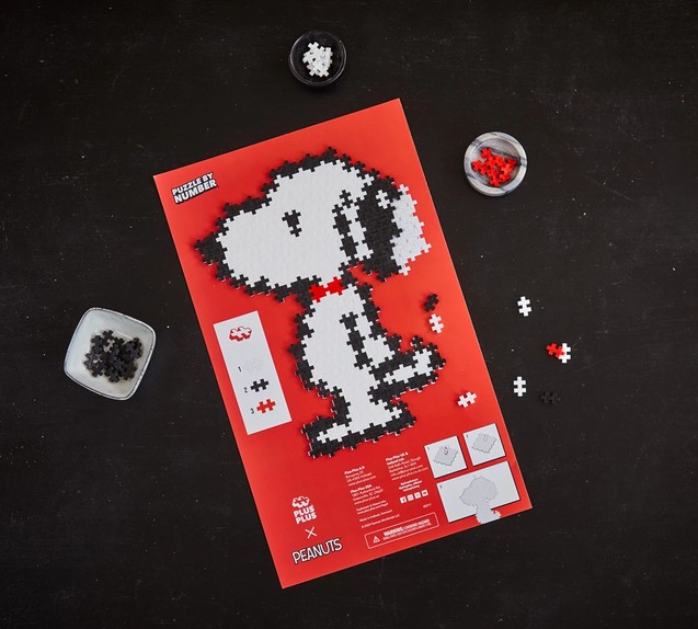 Plus-Plus Puzzle by number Peanuts- Snoopy 275 Teile