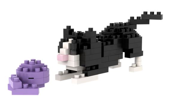 Brixies Spielende Katze 92 Mini Klemmbausteine