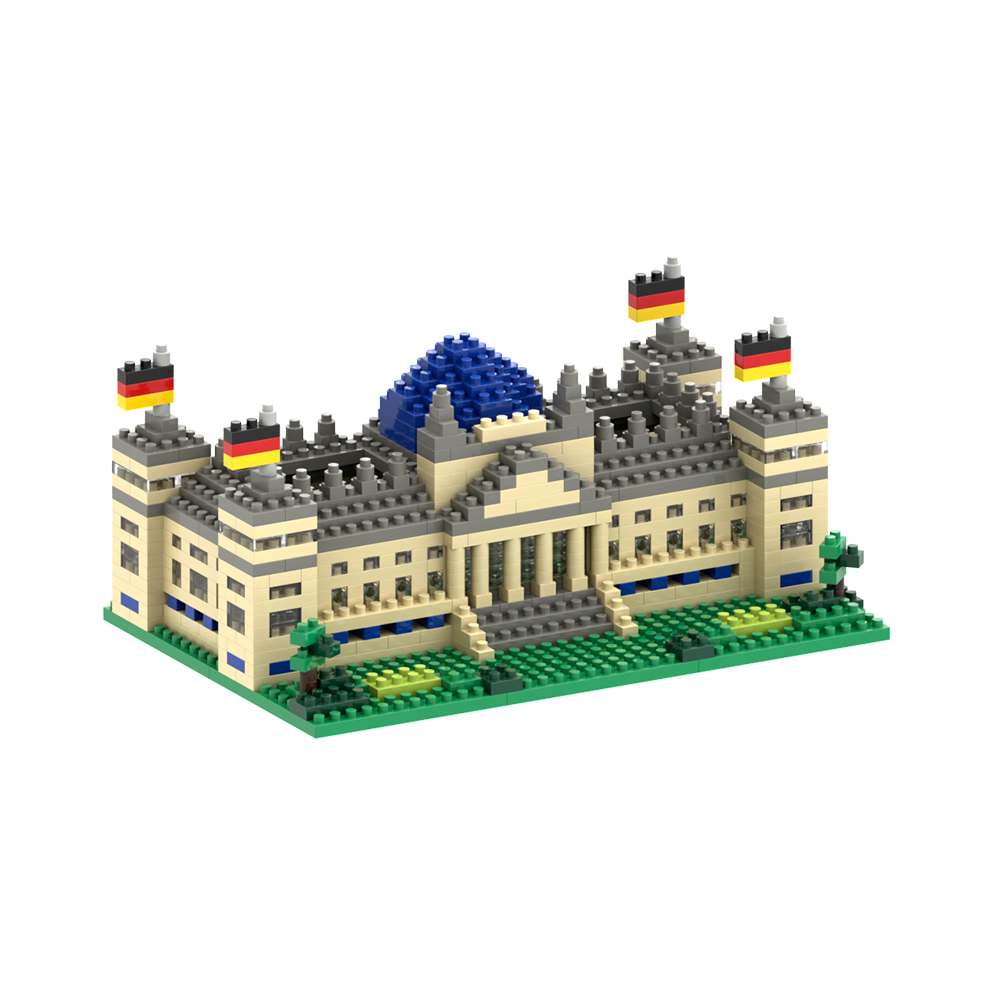 Brixies Reichstag Berlin 651 Mini-Klemmbausteine