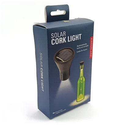 Kikkerland Huckleberry Solar bottle light Solarlicht für Flaschen