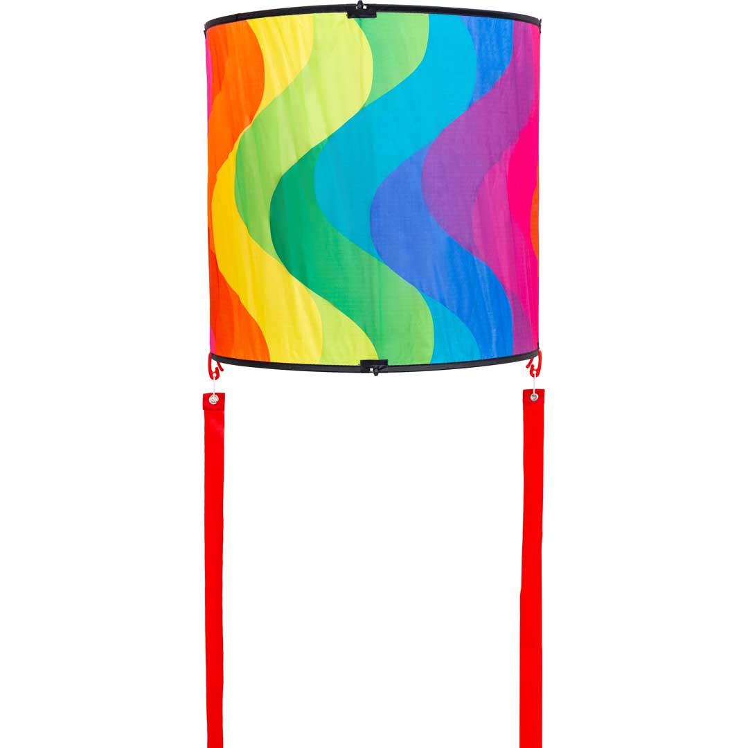 Invento Kinderdrachen Cylinder Kite Rrainbow 