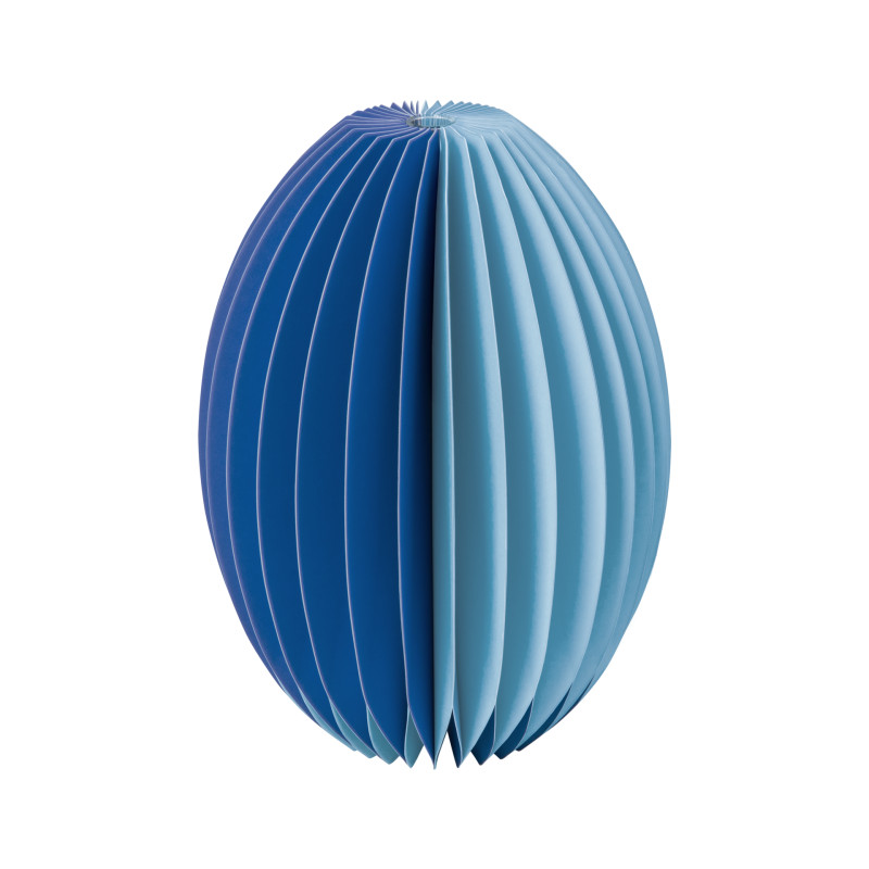 Remember Papiervase 'Yuki' blue