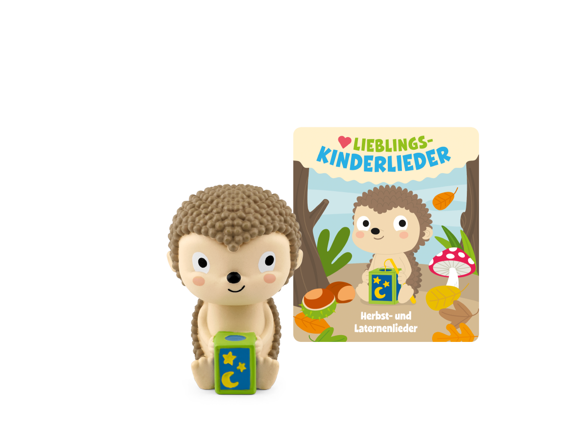 Tonies Hörfigur Lieblings-Kinderlieder - Herbst- und Laternenlieder Igel