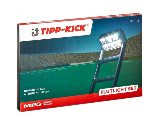 Tipp-Kick Flutlichtanlage mit 4 Masten 