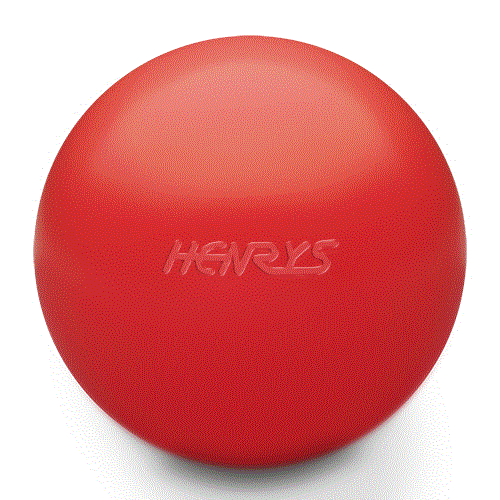 Henrys HiX-Ball P 62mm rot TPU-Jonglierball mit Polentafüllung 