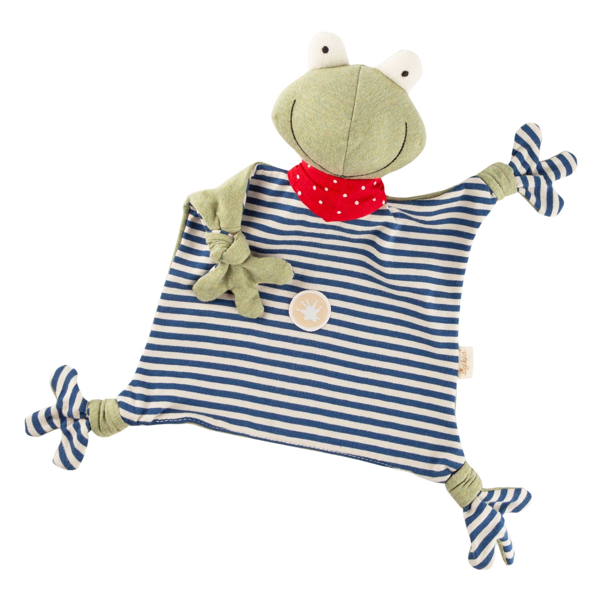 Sigikid Schnuffeltuch Frosch Baby Baumwolle