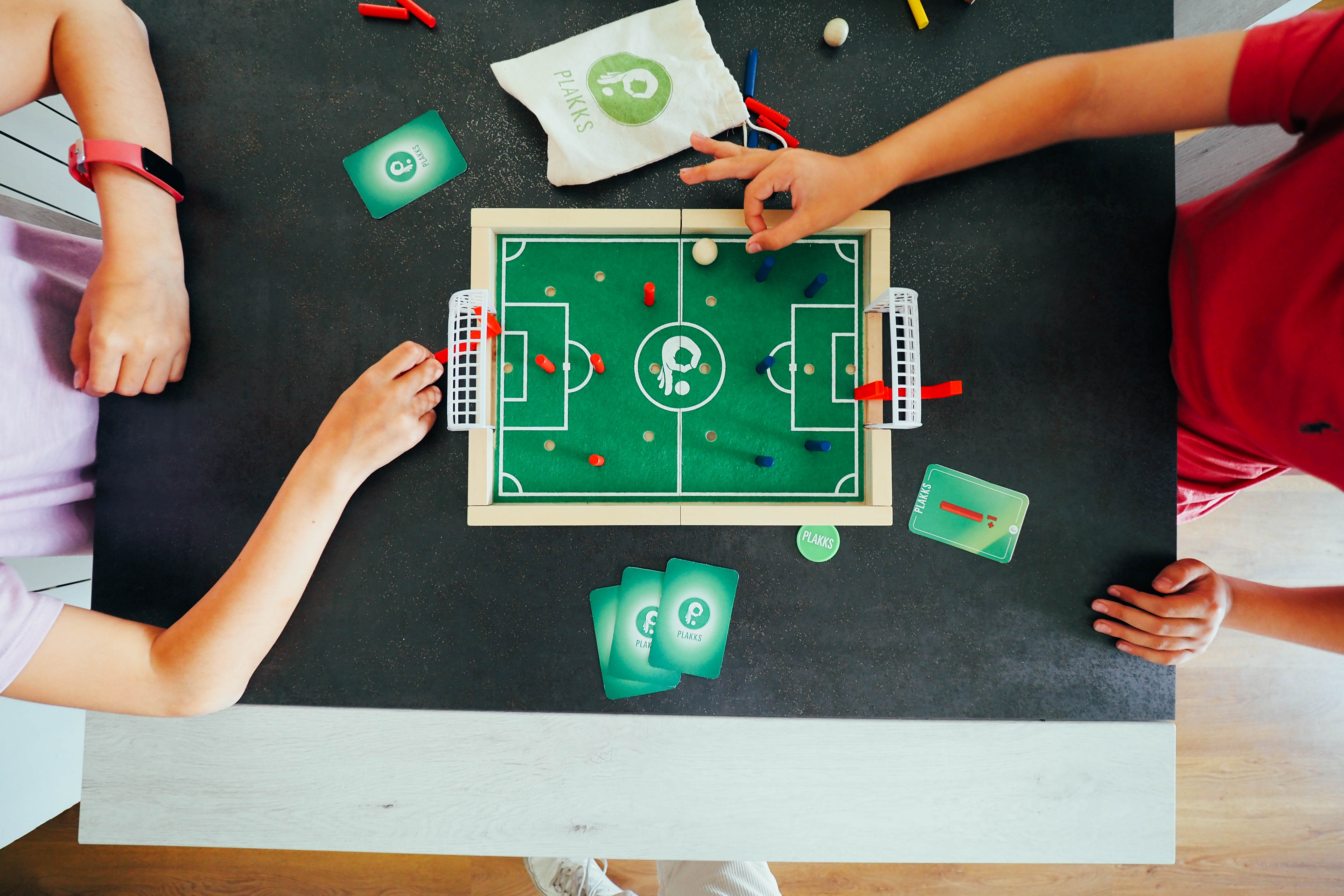 Mini PLAKKS Finger Fußball-Spiel Reise-Spiel