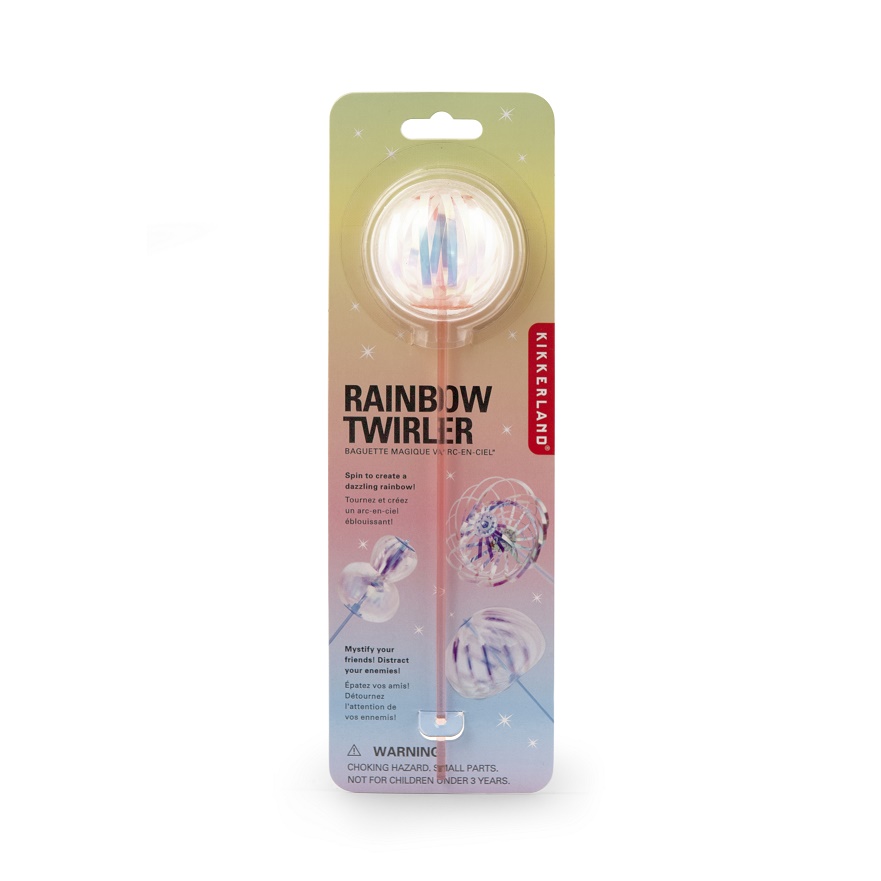 Kikkerland Rainbow Twirler Regenbogen Spinner