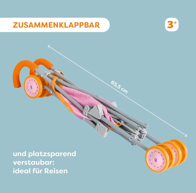 Haba Puppenbuggy Regenbogen