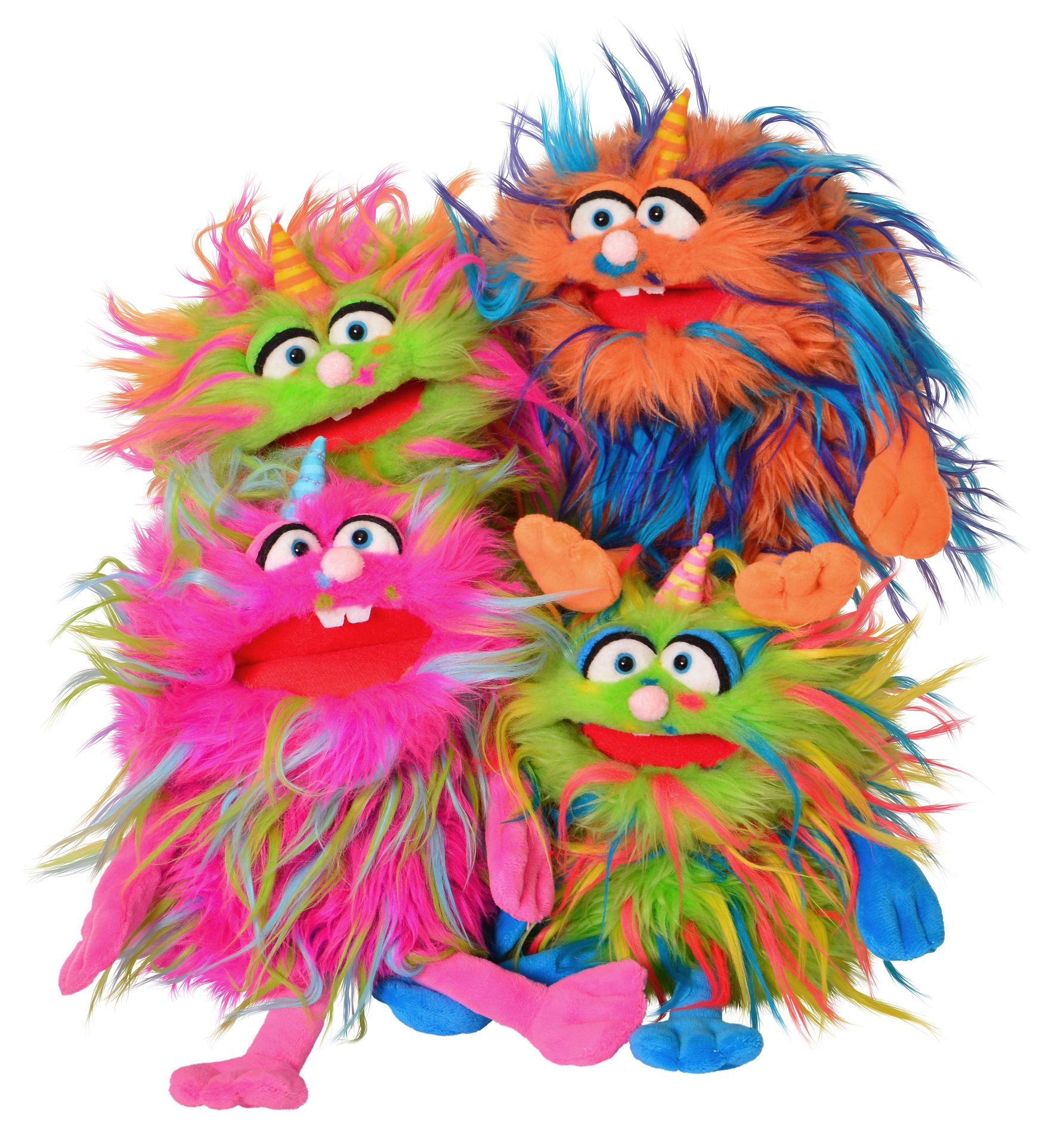Living Puppets Bonsche Tüte mit 4 Handpuppen aus der Reihe Monster to go! Neuheit, limitiert, 2026