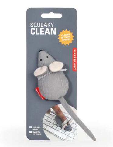 Kikkerland Squeaky Clean Mouse Putzmaus für kleine Flächen