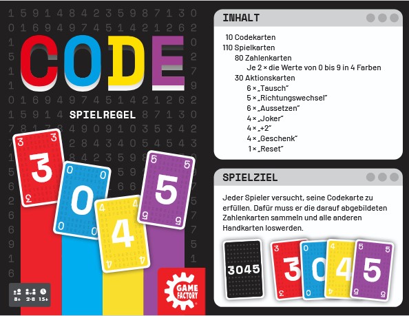 Gamefactory Kartenspiel Code