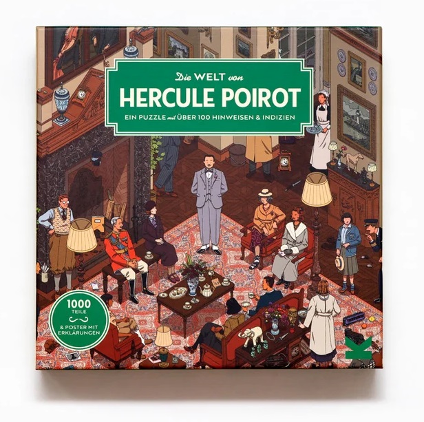 Puzzle: Die Welt von Hercule Poirot 1000 Teile