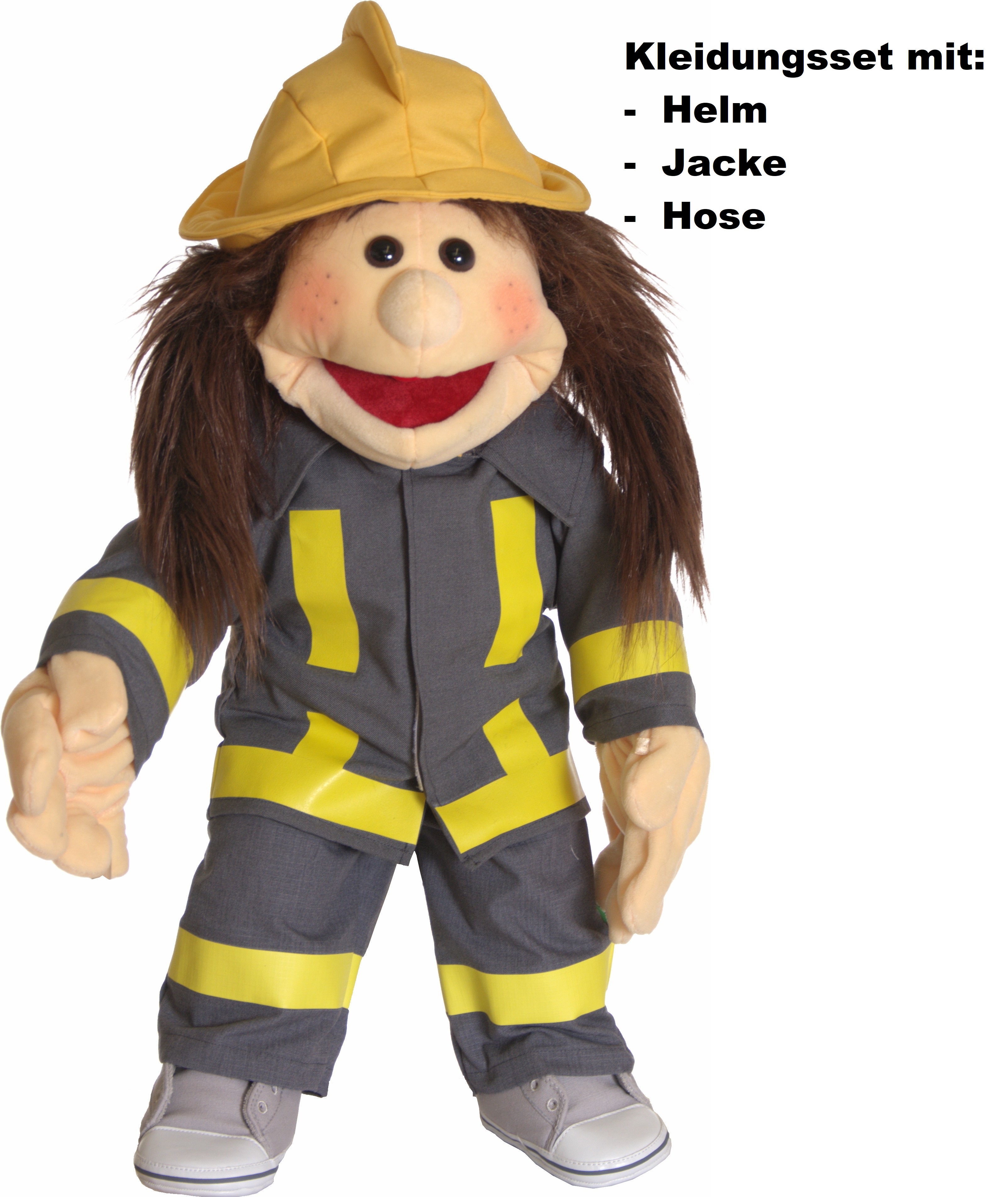 Living Puppets Bekleidung Feuerwehr Kleidung (3teilig) 65cm ohne Puppe