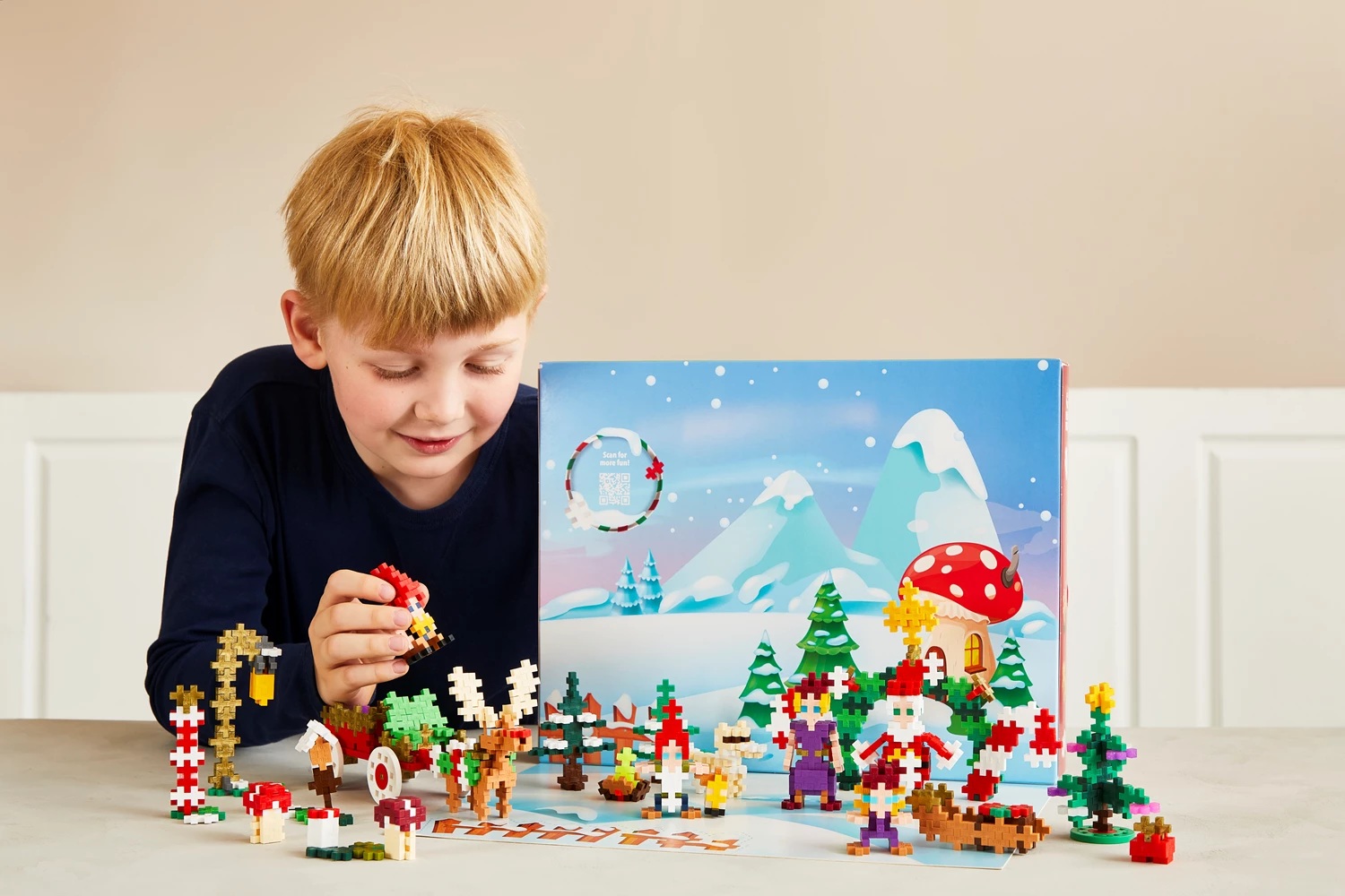 Adventskalender Plus-Plus Weihnachtsdorf - Santas World