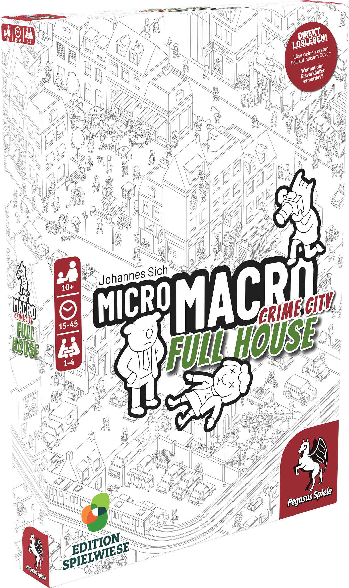 MicroMacro: Crime City 2 - FullHouse Kooperatives Detektivspiel