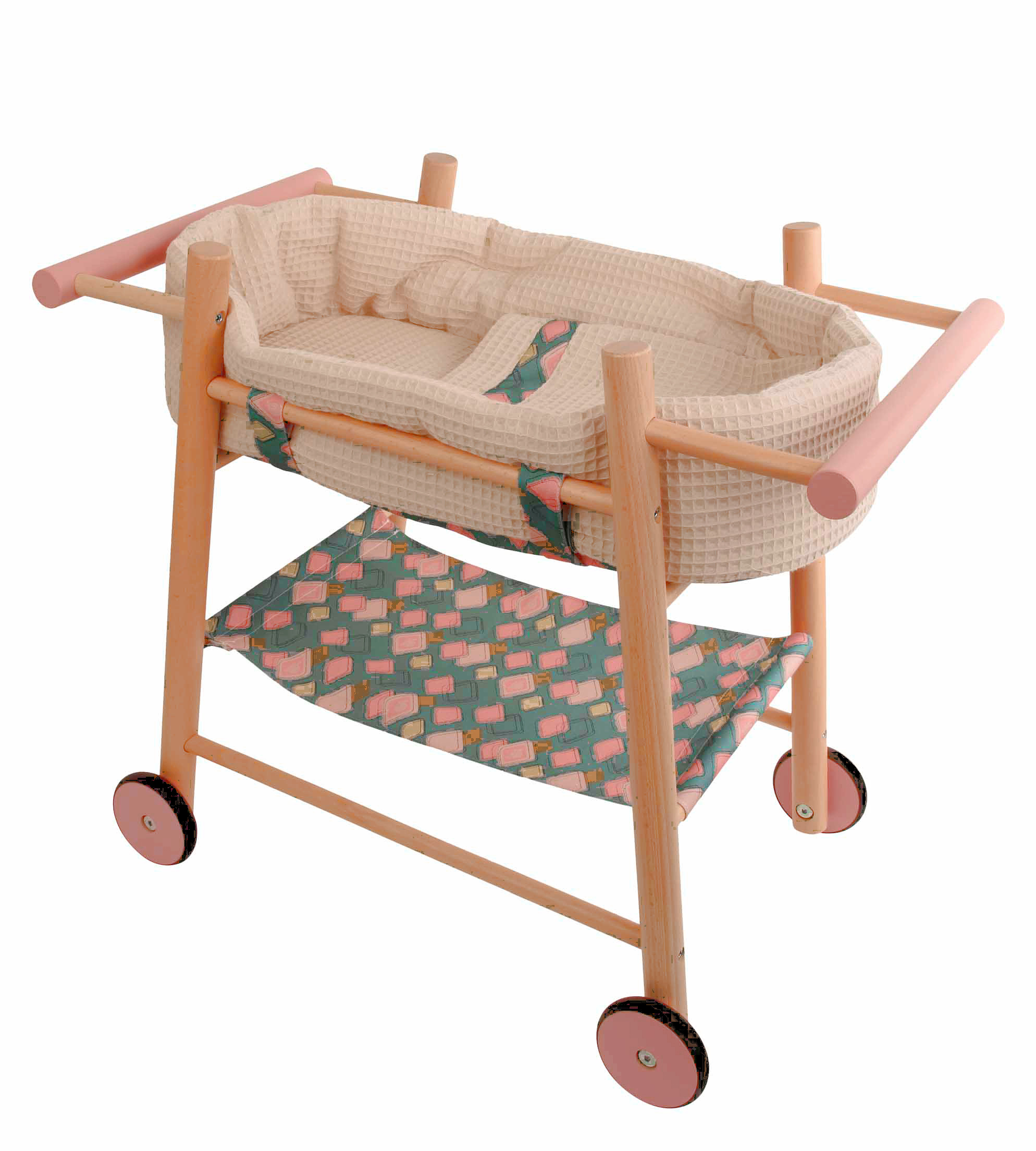 Schildkröt Puppen Mobiles Puppenbett mit Trage  Schildkröt Puppen Mobiles Puppenbett mit Trage