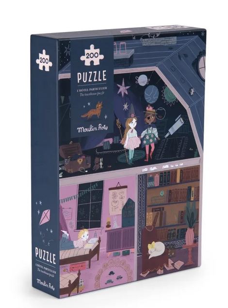 Moulin Roty Puzzle Stadthaus (200 Teile) 