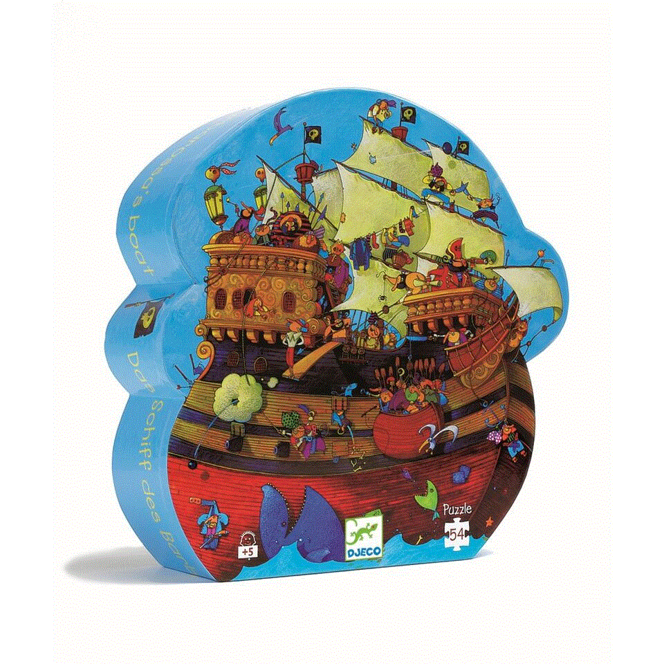 Djeco Formen Puzzle Barbarossa'S Boat 54 Teile