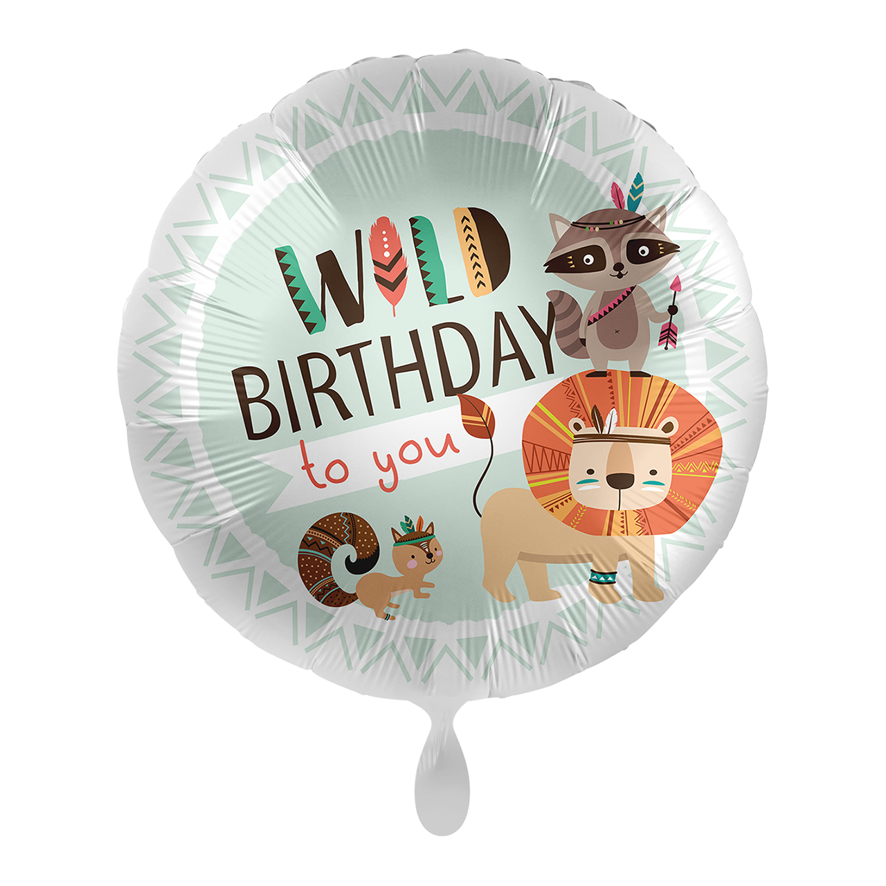 Folienballon rund Motiv Wild Birthday 18" 