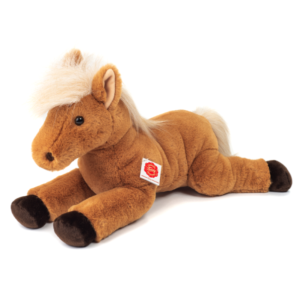 Hermann Teddy Pferd liegend 48 cm Stofftier
