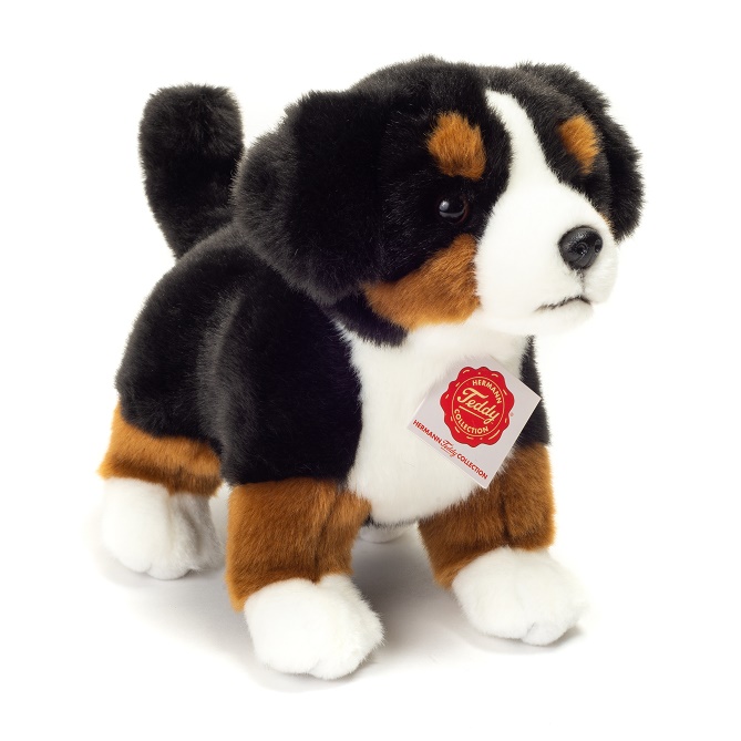 Hermann Teddy Berner Sennenhund Welpe stehend 23 cm Stofftier Hund