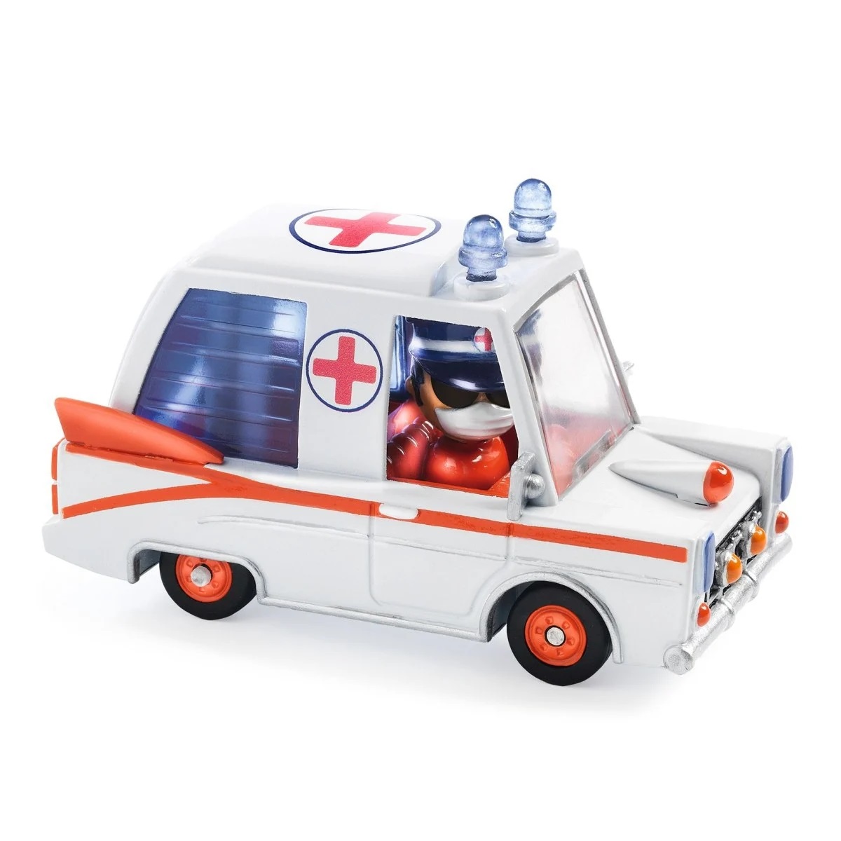 Djeco Crazy Motors: Hurry Ambulance Modellauto aus Metall - ab Juni 2024