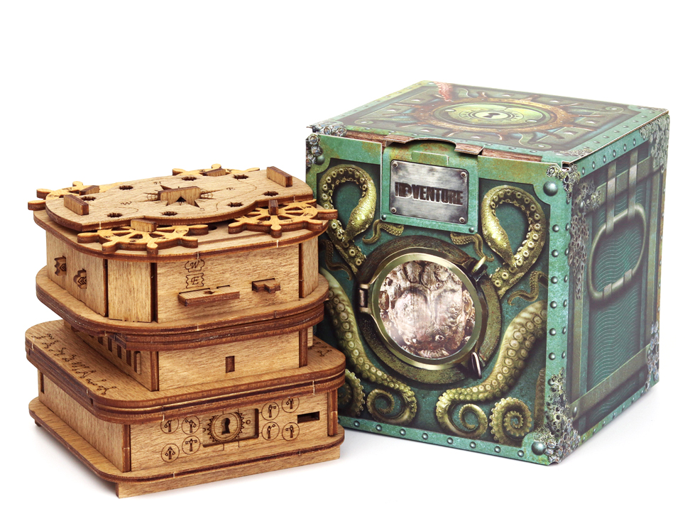 Rätselspiel Cluebox - Davy Jones' Locker  Escape Room in einer Box - Hinab in die Tiefe
