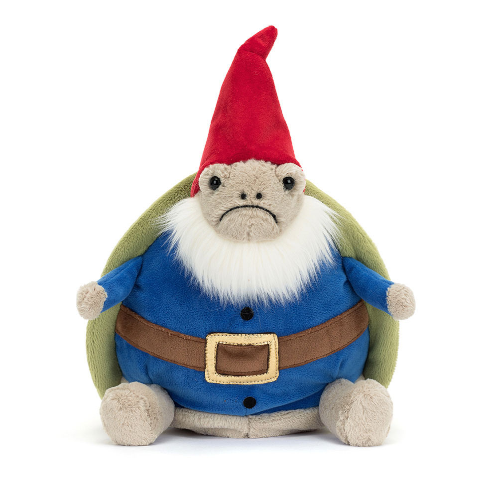 Jellycat Stofftier Timmy Turtle 'Garden Gnome' Plüsch Schildkröte Gartenzwerg