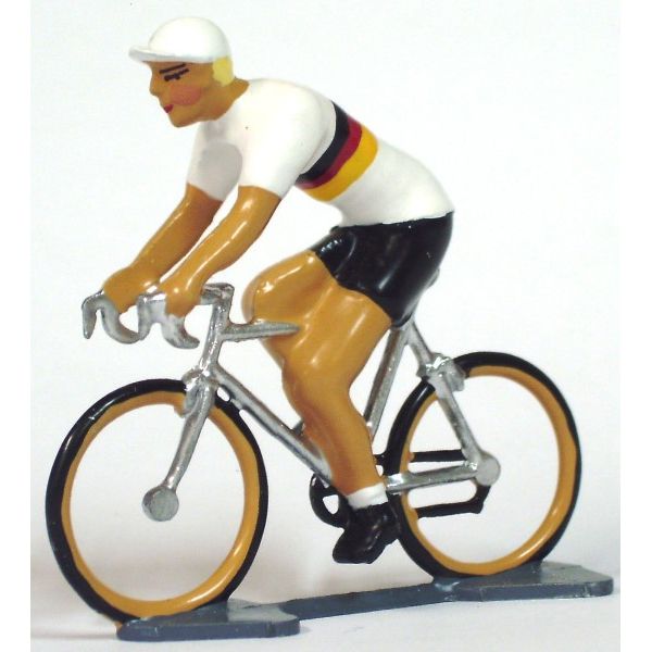 CBG Mignot Zinnfigur Radfahrer Tour de France Deutsches Trikot 