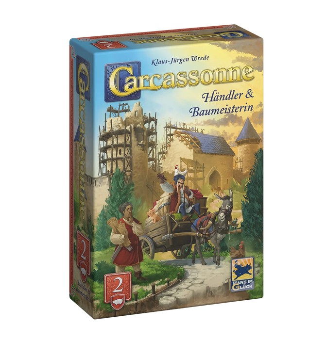 Carcassonne - Händler & Baumeisterin - Die 2. Erweiterung