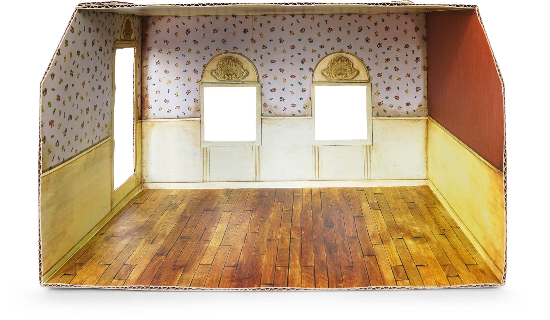 Sam und Julia Mäusehaus-Zimmer: Wohnzimmer Puppenhaus DIY