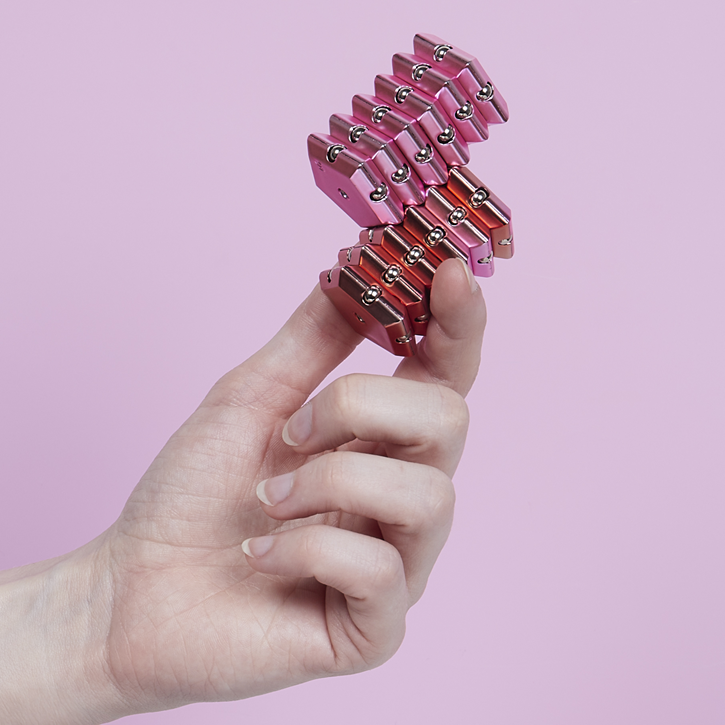 Geoed Sphere SPEKS Geode Sphere Chrome Stellar Pink Magnet Fidgettoy ab 14 Jahren ...