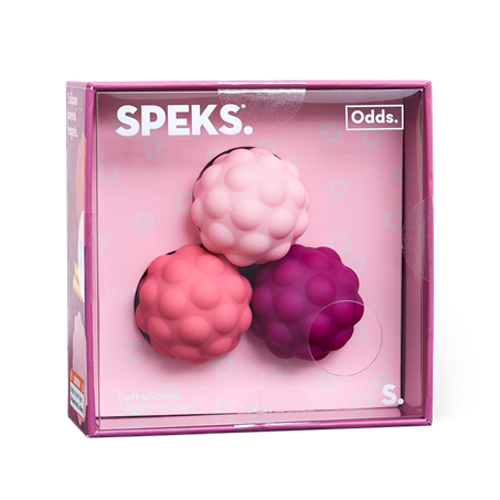SPEKS Fidget Magnets ODDs Purple Bumps 3 Magnetkugeln mit Silikonhülle