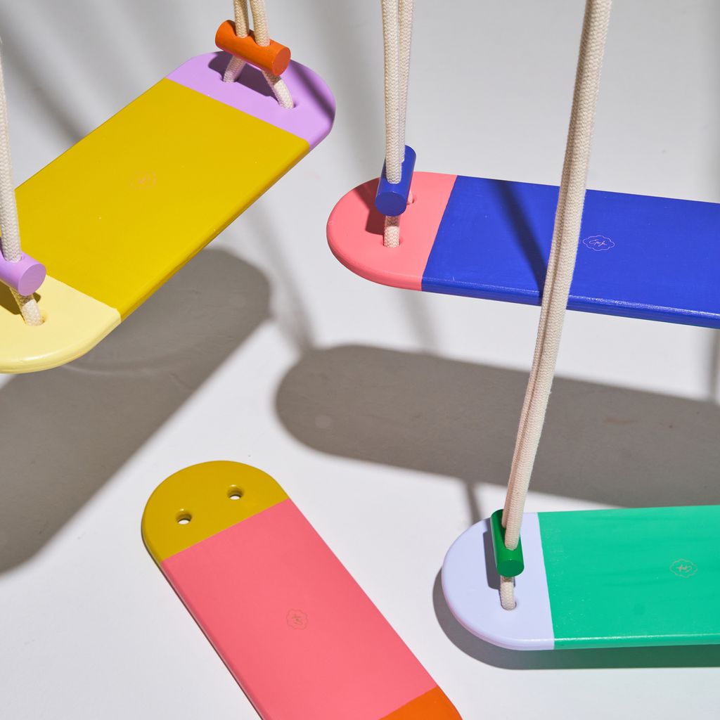Eperfa Indoor Kinder-Schaukel gelb