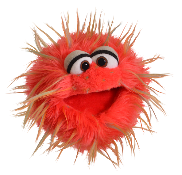 Living Puppets Handpuppe Piefke (rot/beige) aus der Reihe Quatschköpfe Limited Edition 2024