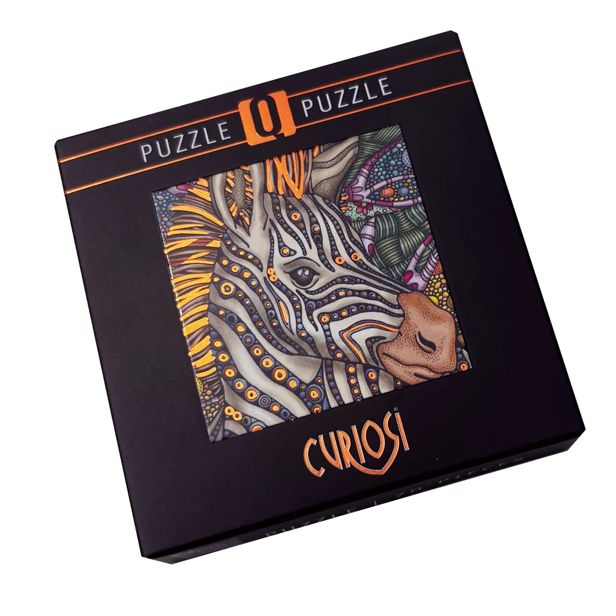 Curiosi Q-Puzzle Kupfer 03 "Zebra"