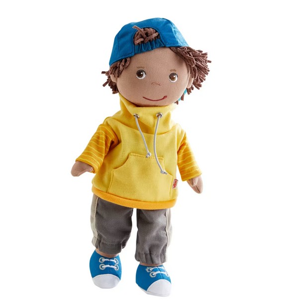 Haba Puppe Bruno - NEU Stoffpuppe