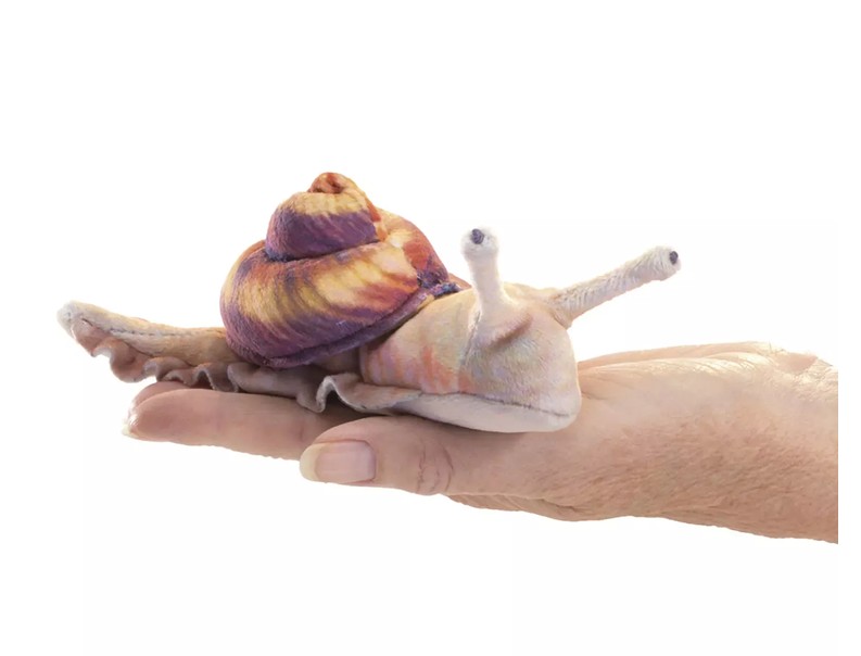 Folkmanis Fingerpuppe Mini Snail / Mini Schnecke
