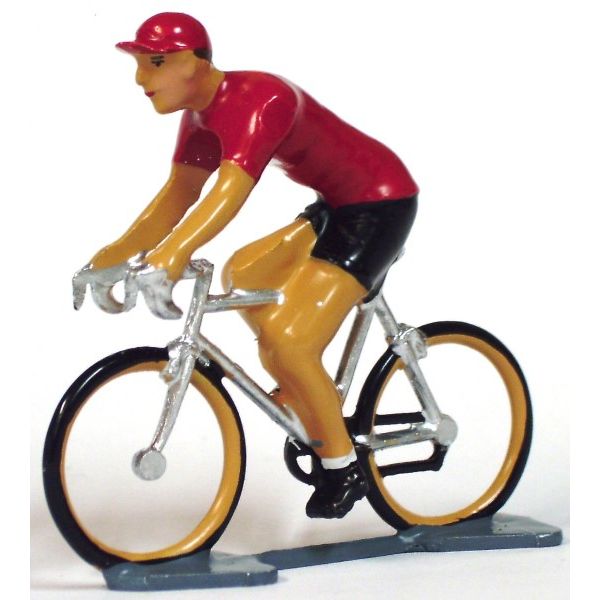 CBG Mignot Zinnfigur Radfahrer Tour de France Schweizer Trikot normale Fahrhaltung
