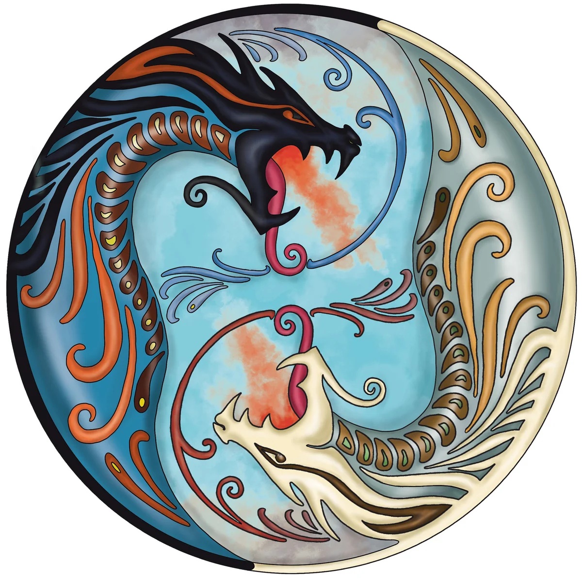 Curiosi Picoli Puzzle Drache/ Dragon