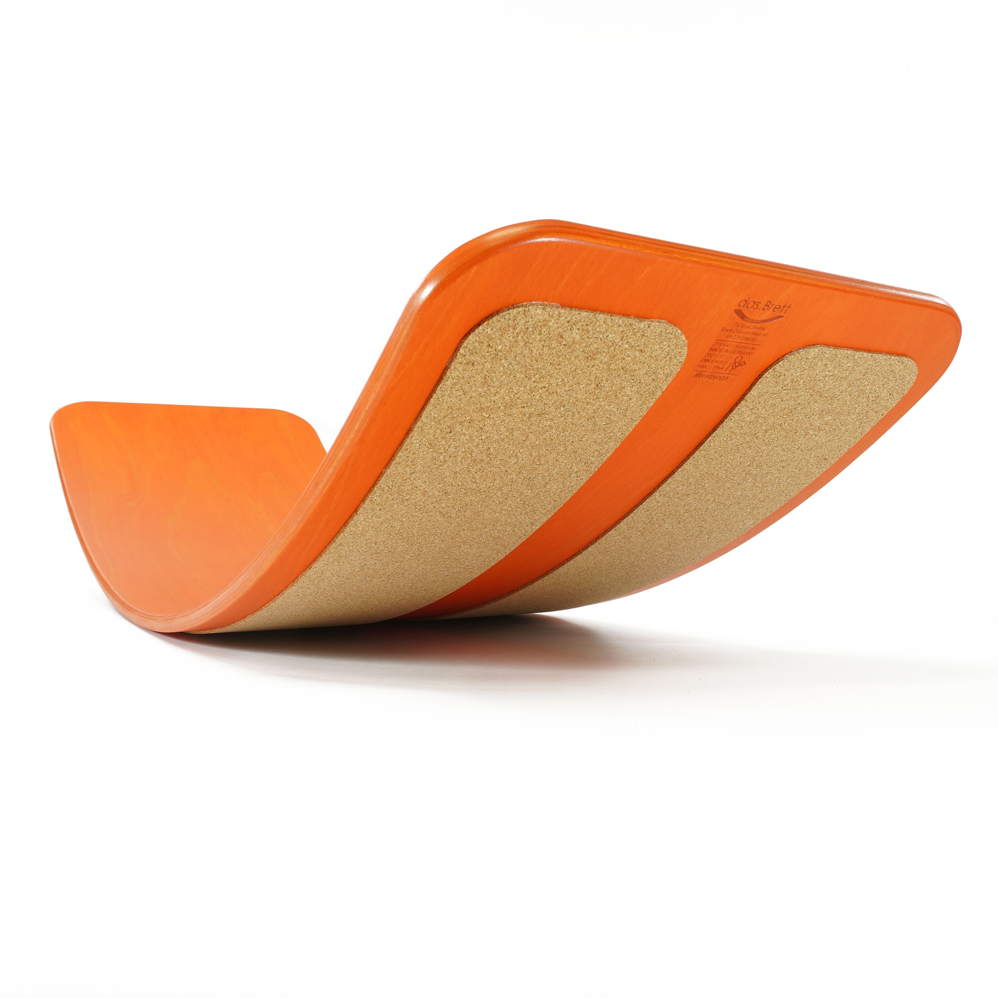 TicToys das.Brett rot & Kork Balance Board