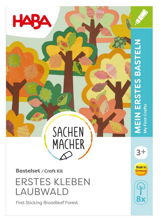 Haba Bastelset - Erstes Kleben Laubwald 