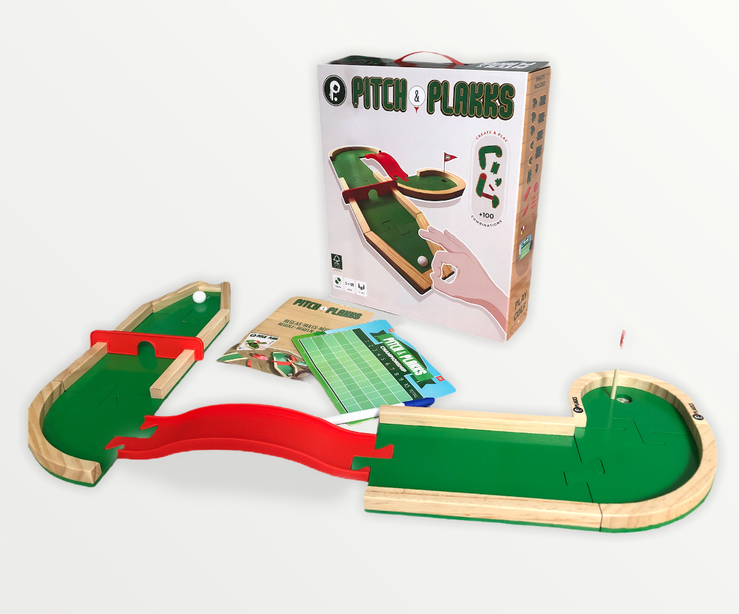 Pitch & PLAKKS Finger-Mini-Golf-Spiel