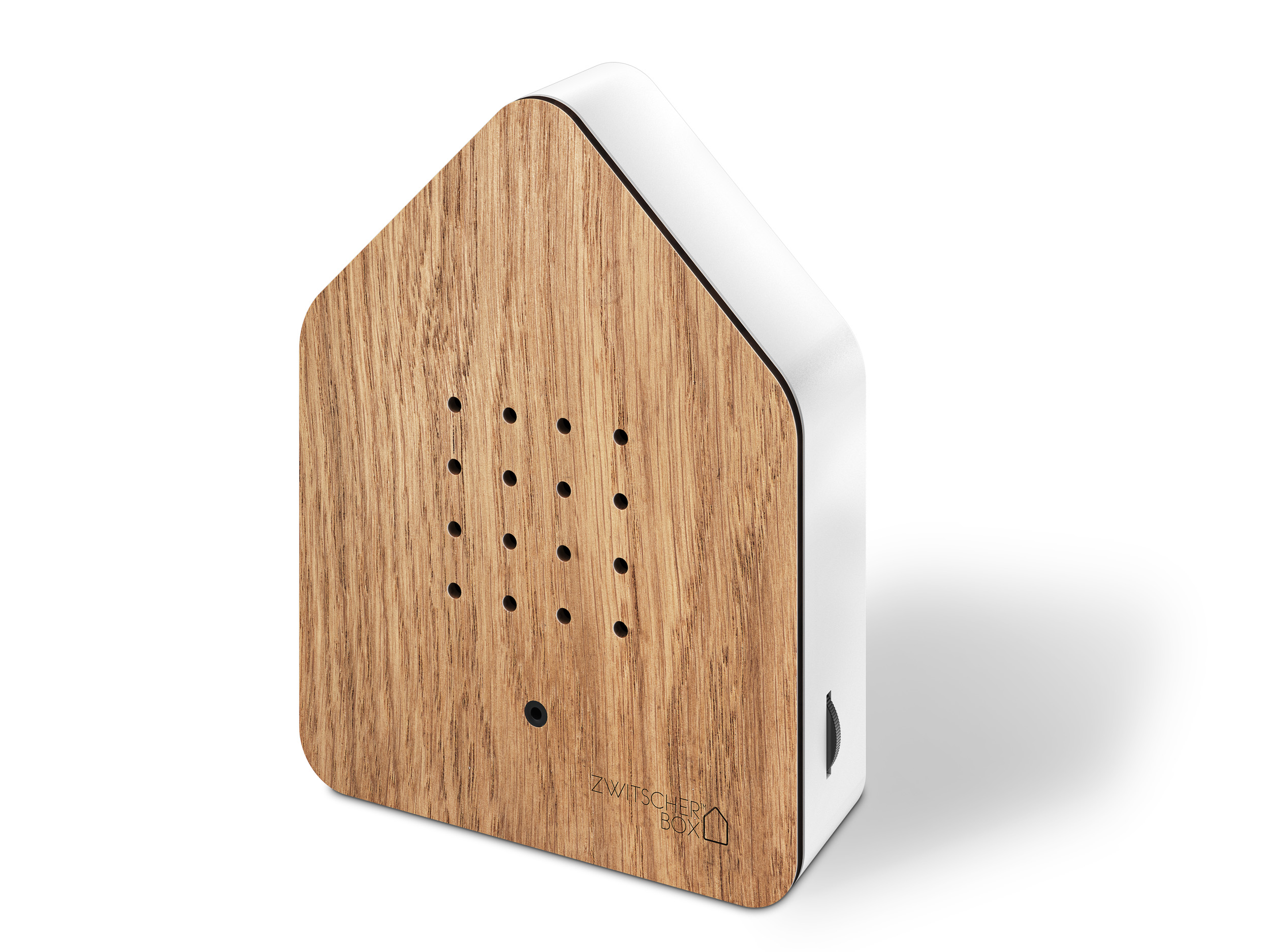 Zwitscherbox Holz Eiche Oak