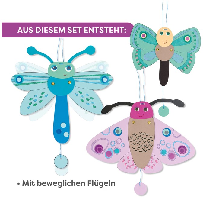 Haba Sachenmacher Bastelset Hampeltiere Schmetterlinge