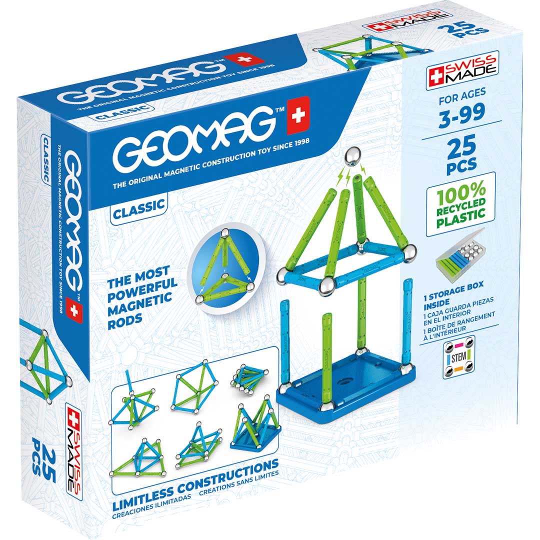 Geomag Magnetbauset Classic Recycled 25 